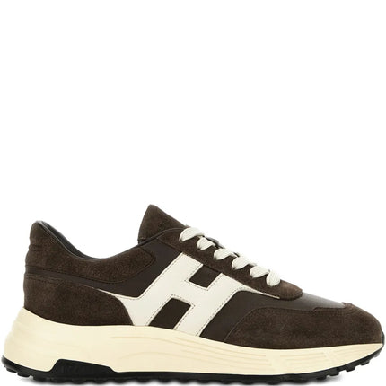 Men's Hogan Hi-Fi  Coffee Brown Sneakers