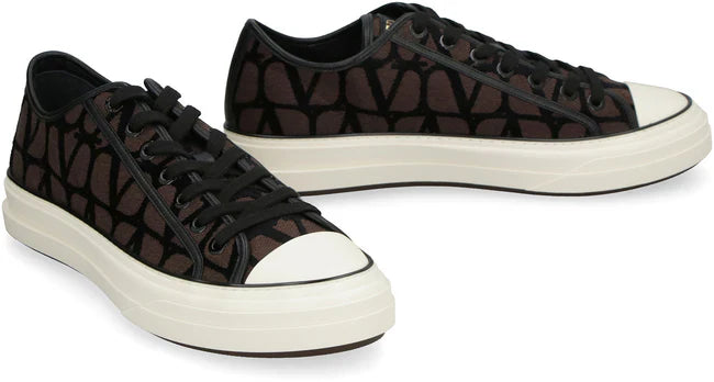 Men's Valentino Garavani Brown Black Sneakers