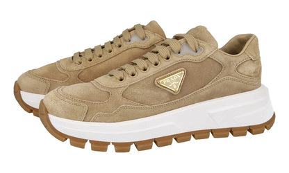 Men's Prada Montecarlo Re-Edition 2005 Leather Beige Sneakers