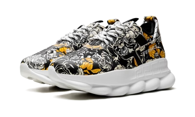 Men's Versace Chain Reaction Floral Sneakers