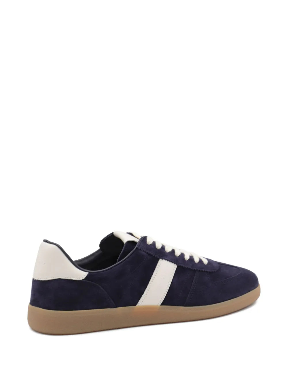 Men's Tom Ford Suede Sneakers With Panels Dark Blue