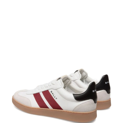Men's Bally Retro Crest White Sneaker