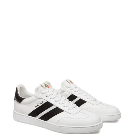 Men's Bally Retro Crest White Sneaker