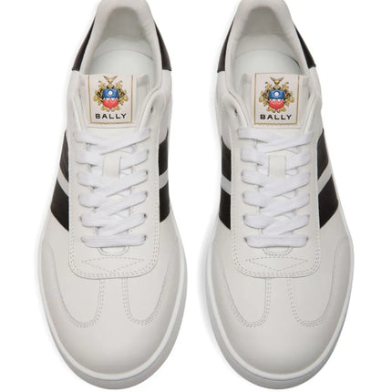 Men's Bally Retro Crest White Sneaker