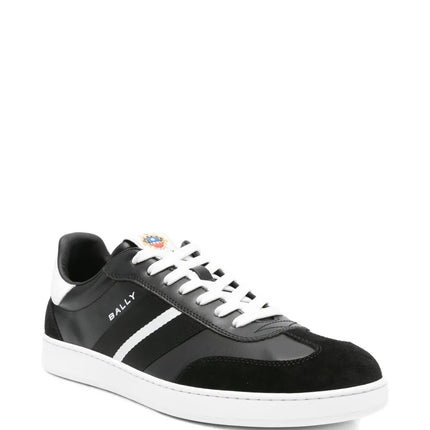 Men's Bally Retro Crest Black Sneaker