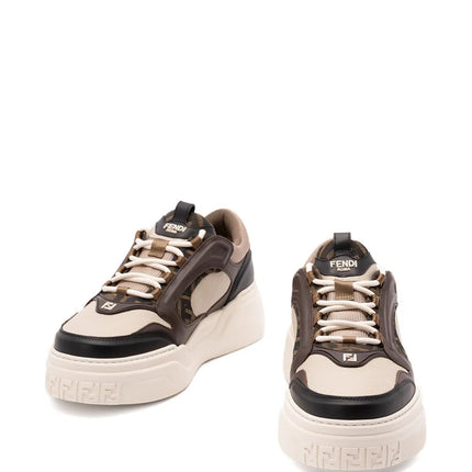 Men's FENDI Sneaker Fendi Force Brown Sneakers