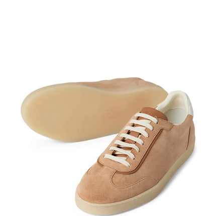 Men’s Brunello Cucinelli Suede Light Brown Sneakers