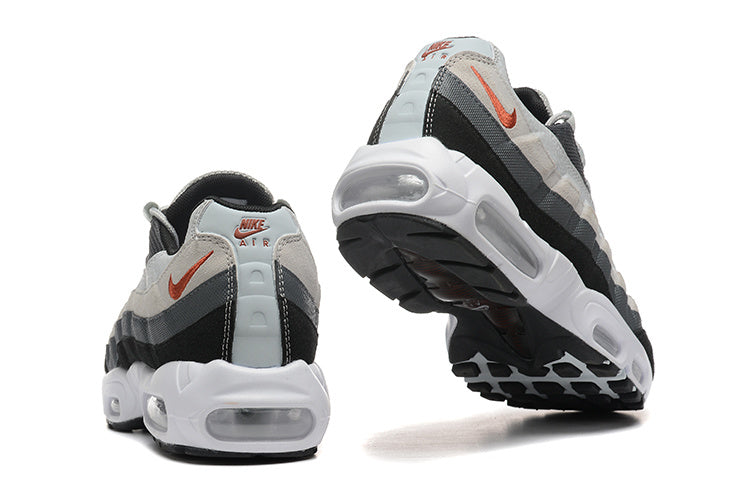 Men's    Nike Air Max 95 'Wolf Grey Rugged Orange' Shoes