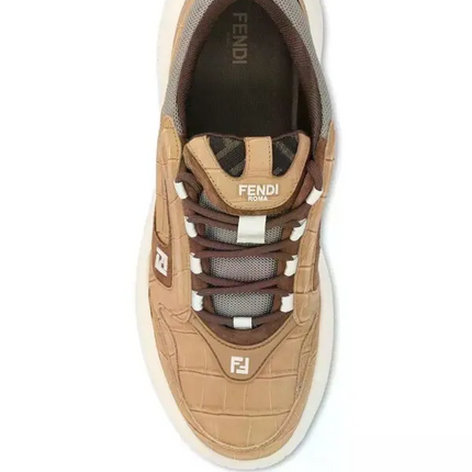 Men's FENDI Sneaker Fendi Force Brown Sneakers