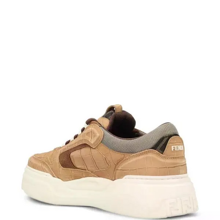 Men's FENDI Sneaker Fendi Force Brown Sneakers