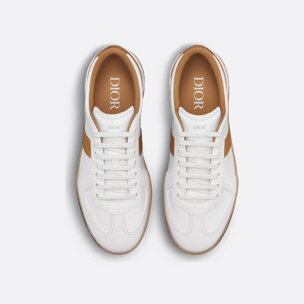 Men's Dior B01 Matchpoint Cognac and White Sneakers