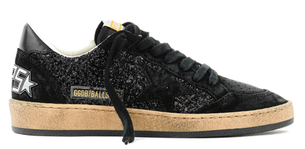 Golden Goose Women's Ball Star Black Low-Top Sneakers