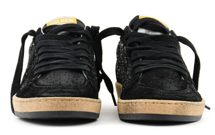 Golden Goose Women's Ball Star Black Low-Top Sneakers