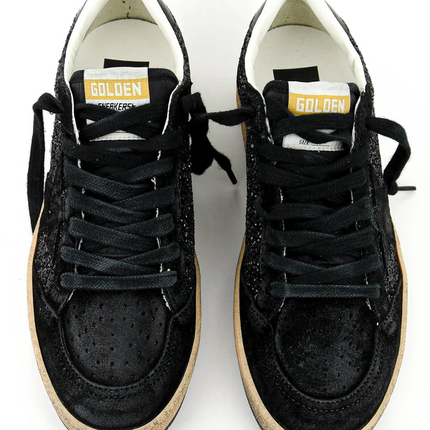 Golden Goose Women's Ball Star Black Low-Top Sneakers