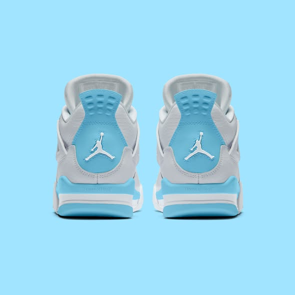 Men's Air Jordan 4 Blue Chill Shoes