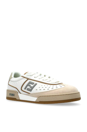 Men's Fendi Match Cream Sneakers