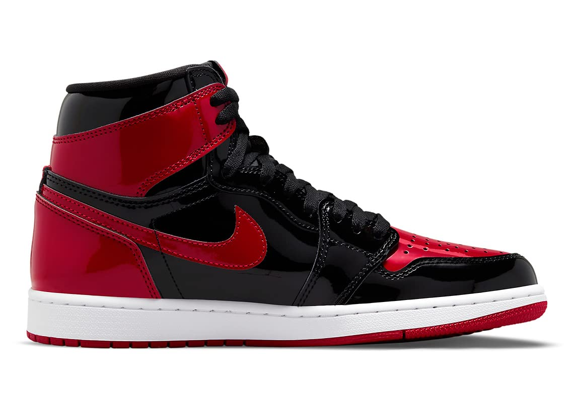 Men's Air Jordan 1 High 'Patent Bred’ Shoes