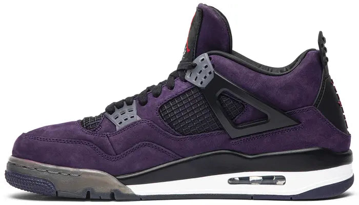 Men's  Air Jordan 4 'Purple Suede - White Midsole' Shoes