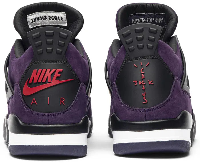 Men's  Air Jordan 4 'Purple Suede - White Midsole' Shoes