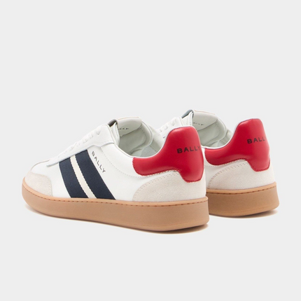 Men's Bally Retro Crest White Sneaker
