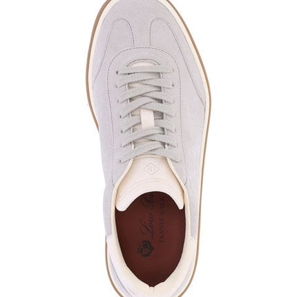 Men's Loro Piana Tennis Walk Gray Sneakers