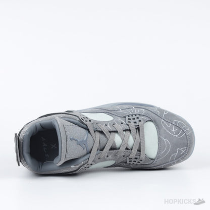 Men's Air Jordan 4 x Kaws Grey Shoes