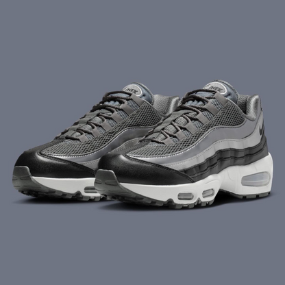 Men's Nike Air Max 95 Dark Grey Metallic Silver Shoes