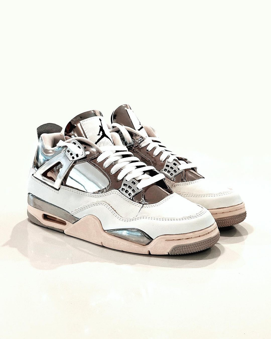 Men's J Balvin X Air Jordan 4  'Rayo Iron Man' Shoes