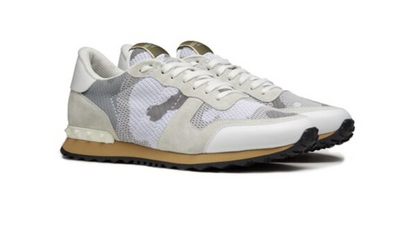 Men's Valentino Garavani Rockrunner White Sneakers