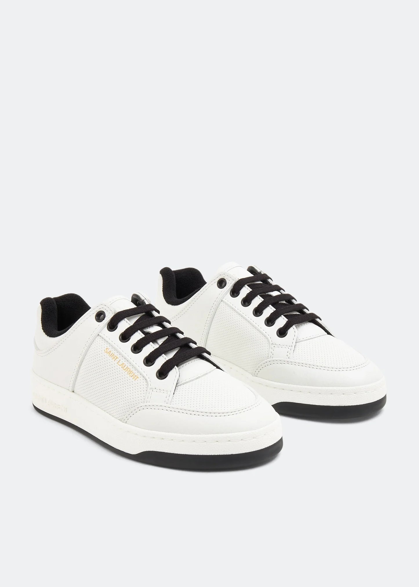 Men's Saint Laurent Low Top White Sneakers