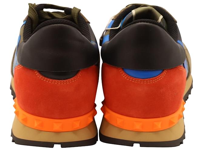Men's Valentino Camo Rock Runners Multicolor Sneakers