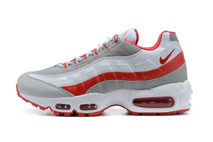 Men's Nike Air Max 95 Grey Fog Hyper Red Shoes