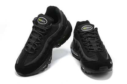 Men's Nike Air Max 95 Black Yellow Strike Shoes