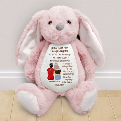 A Hug From Mom - Personalized Soft Toy Bunny