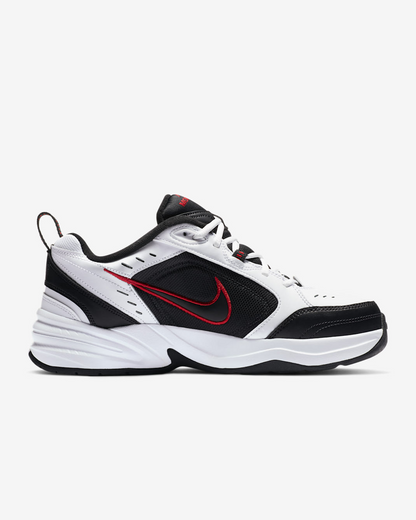 Men's Air Monarch 4 White Black Shoes