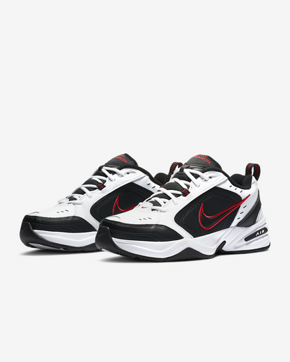 Men's Air Monarch 4 White Black Shoes