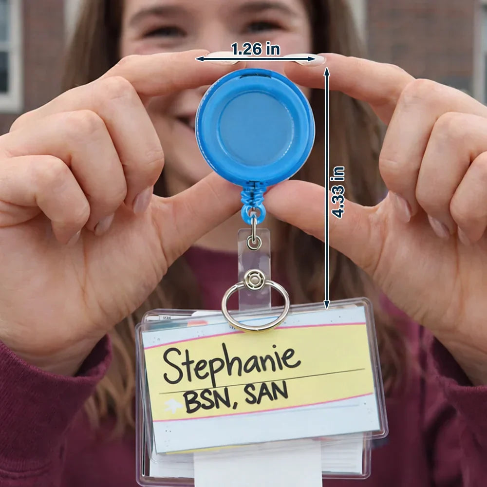 Custom Photo Funny Dog Cat Person Face - Personalized Badge Reel