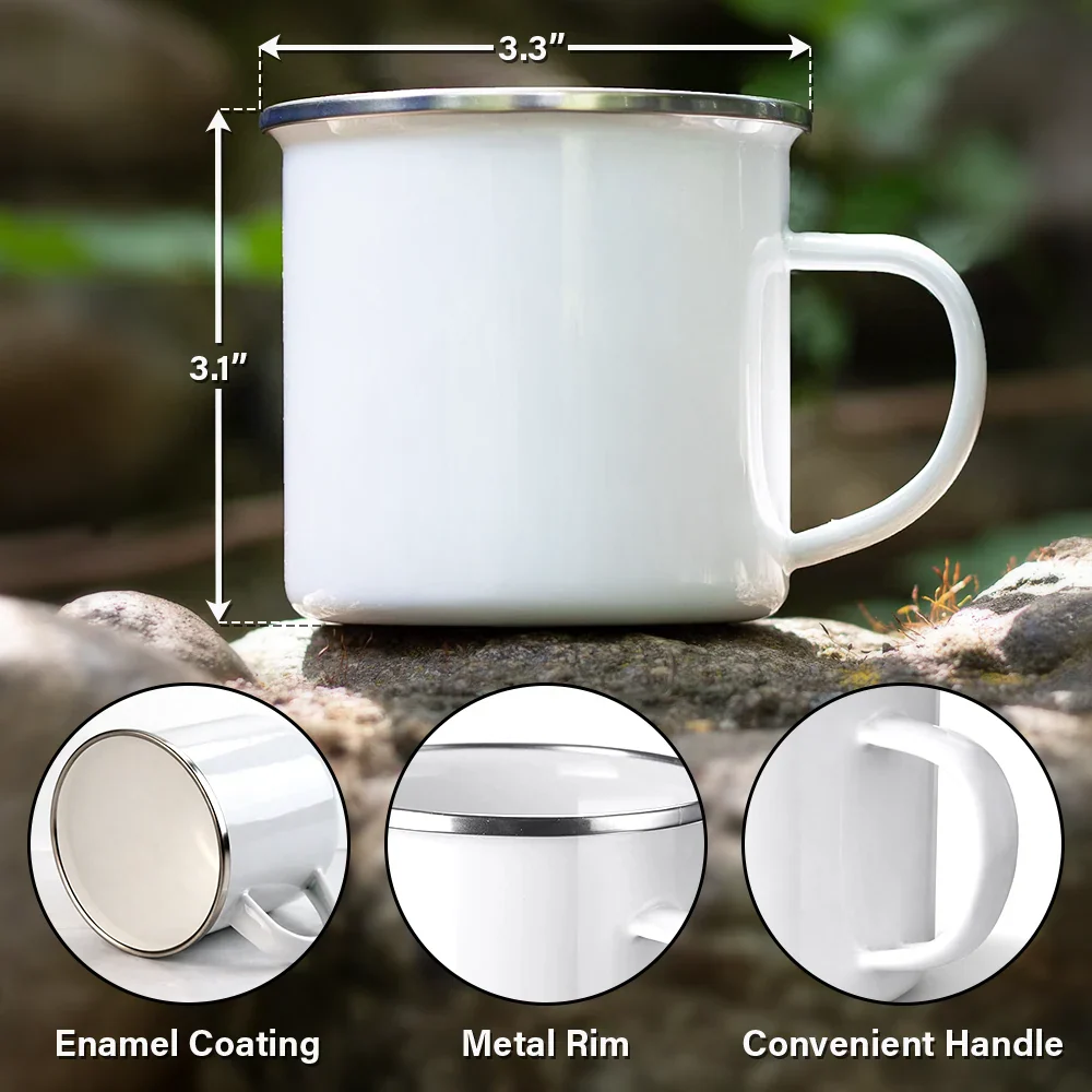 Adventure Partners For Life - Personalized Enamel Mug
