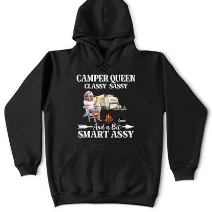 Camper Queen Classy Sassy - Personalized T Shirt