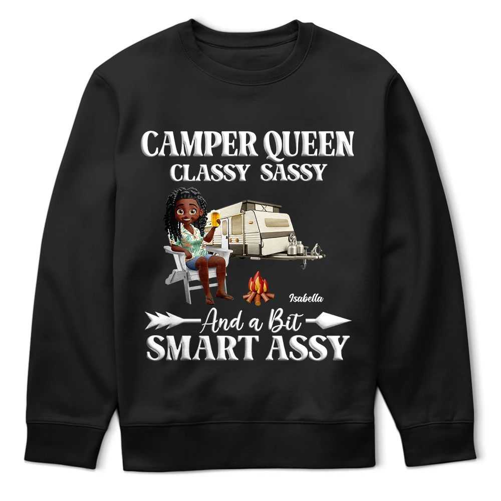 Camper Queen Classy Sassy - Personalized T Shirt