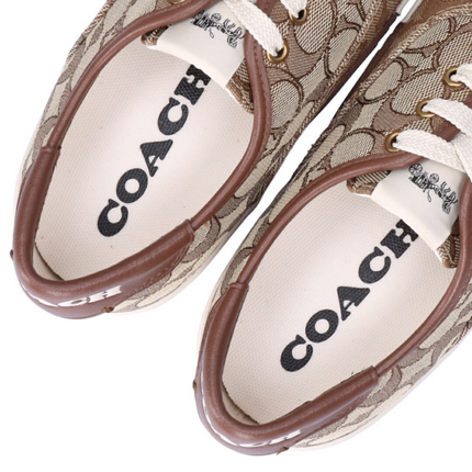 Men's Clip Low Top Khaki Sneakers