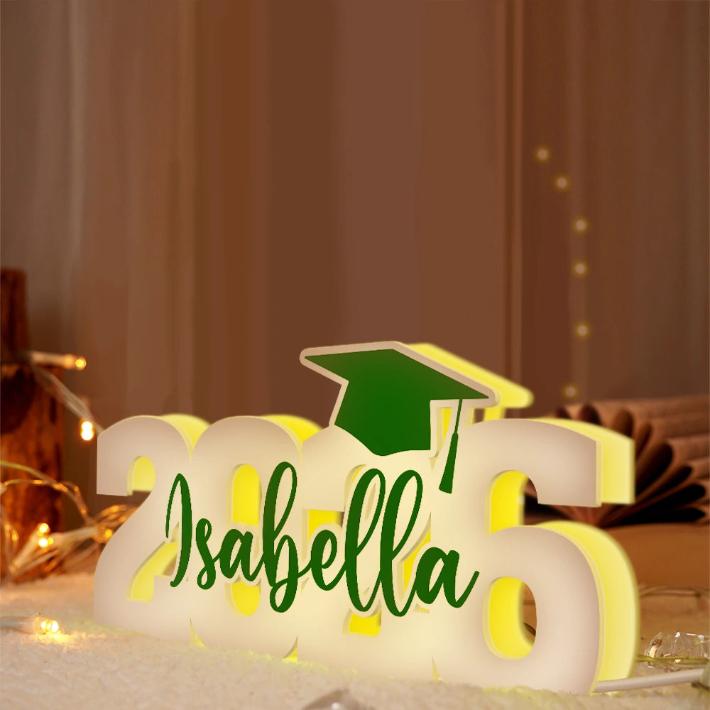 Class Of 2026 Graduation - Personalized Custom Shaped Light Box