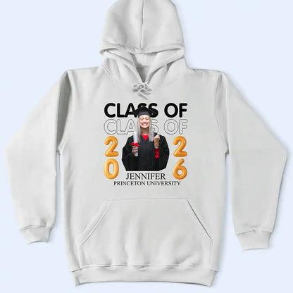 Custom Photo A New Chapter Begins Graduation - Personalized T Shirt