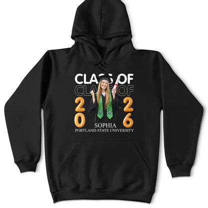 Custom Photo A New Chapter Begins Graduation - Personalized T Shirt