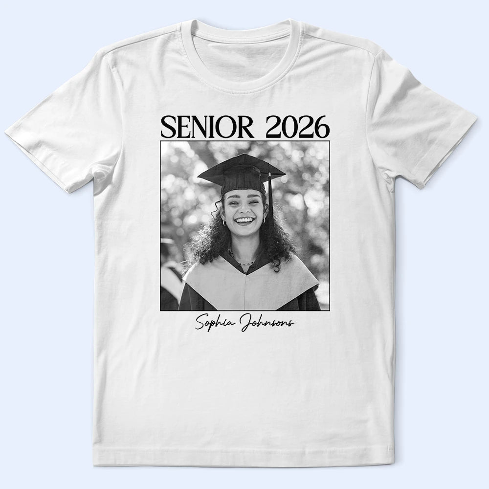Custom Photo Senior Graduation Gift - Personalized T Shirt