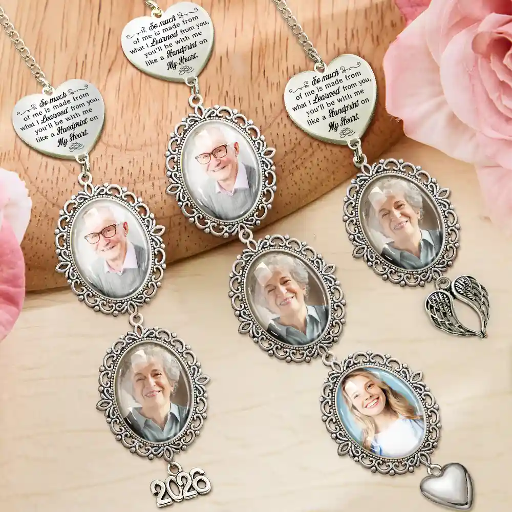Custom Photo So Much Of Me Is Made - Personalized Graduation Tassel Charm