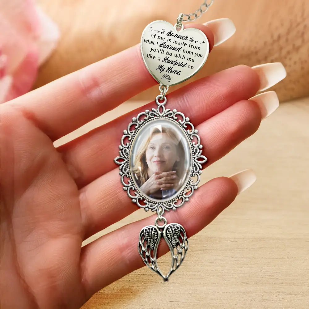 Custom Photo So Much Of Me Is Made - Personalized Graduation Tassel Charm