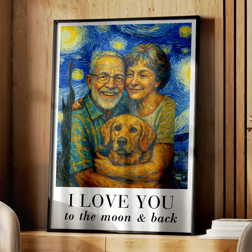 Custom Photo You And Me We Got This Under Starry Night - Personalized Poster