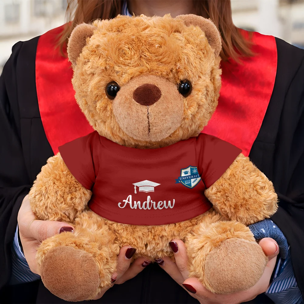 Custom Photo Congratulations Graduates - Personalized Teddy Bear