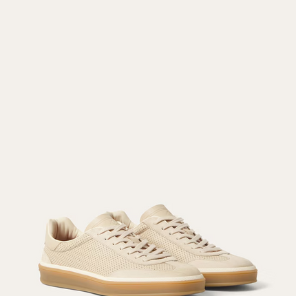 Men's Loro Piana Tennis Walk Pearl Powder Sneakers